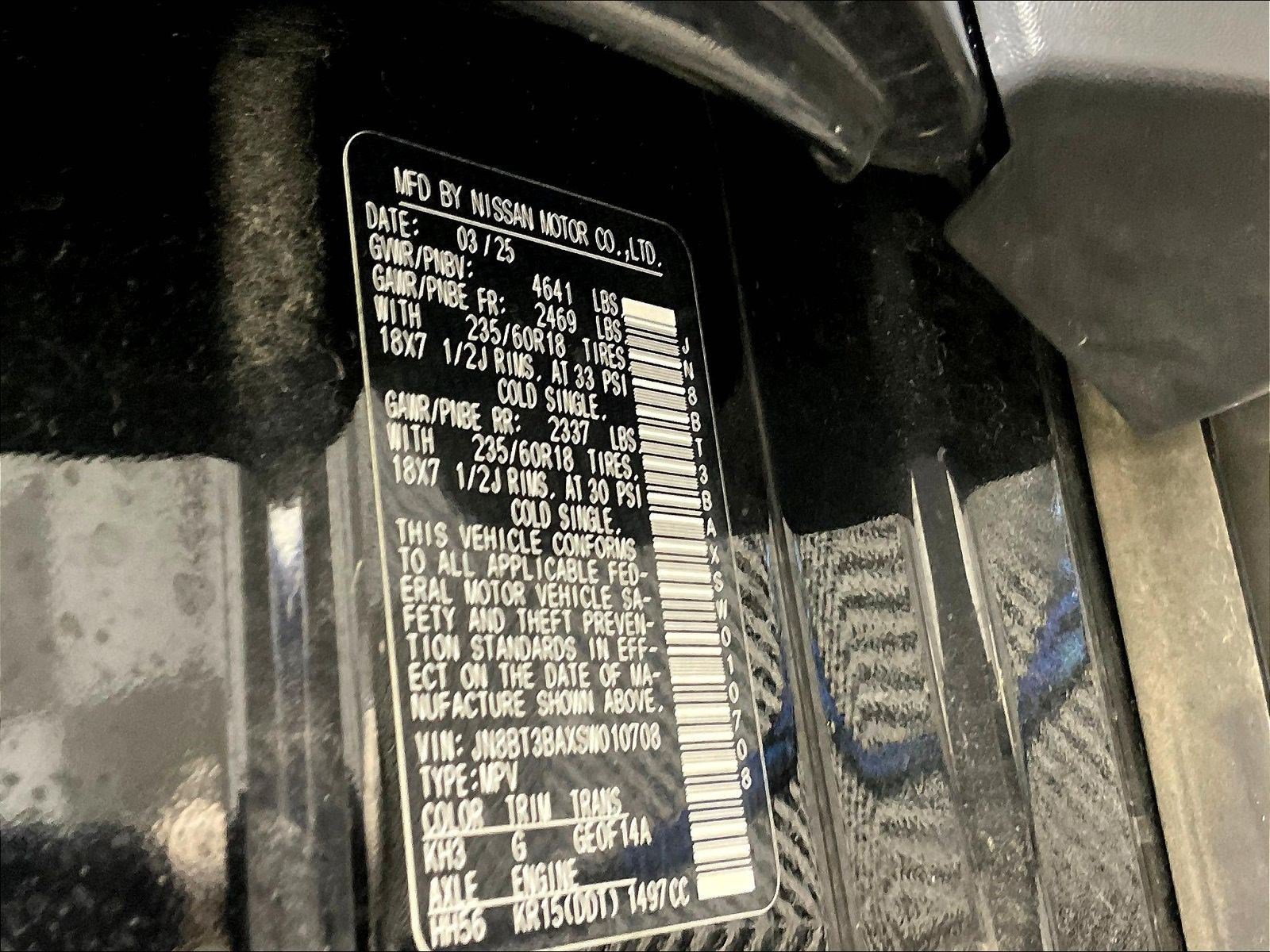 Used 2025 Nissan Rogue SV w/ SV Premium Package FWD image 19