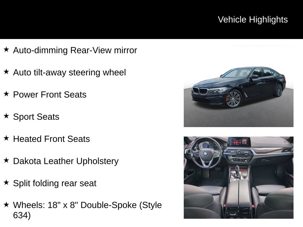 Used 2019 BMW 540i xDrive w/ Convenience Package AWD/4WD image 25