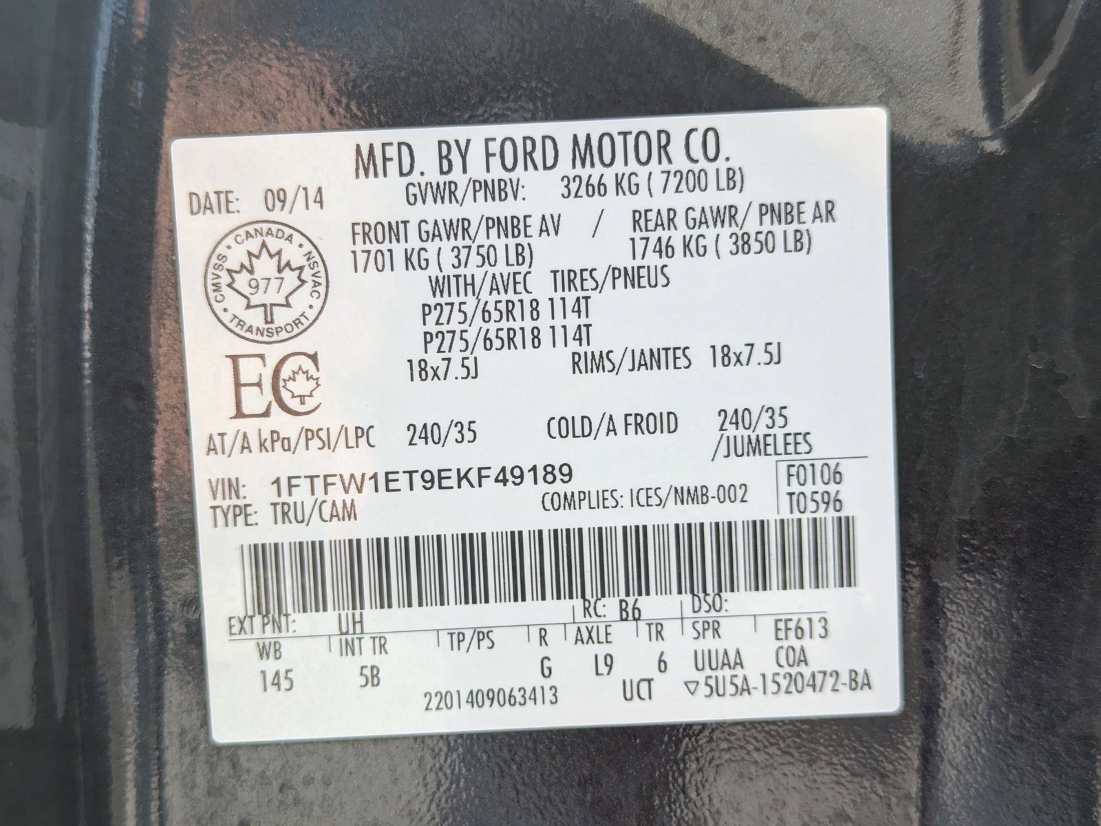 Used 2014 Ford F150 FX4 w/ Equipment Group 402A Luxury AWD/4WD image 49