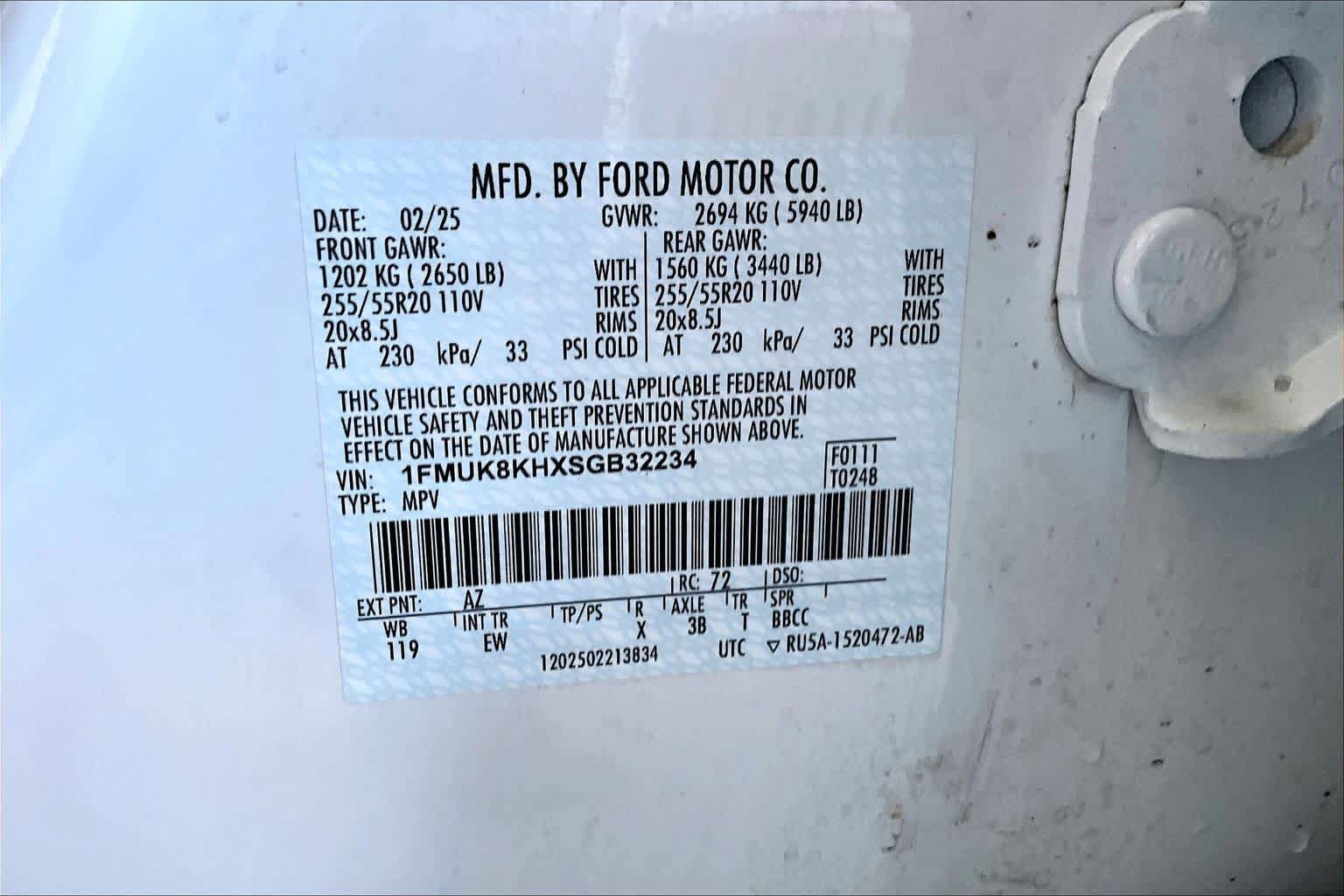 Used 2025 Ford Explorer ST-Line AWD/4WD image 31