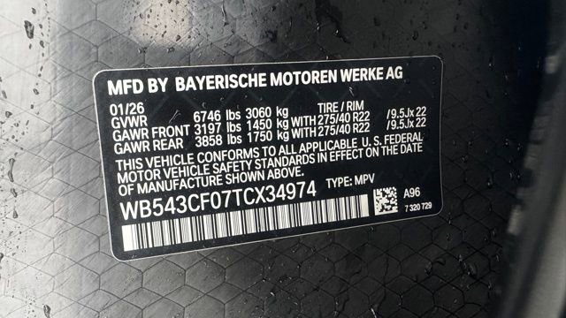 New 2026 BMW iX xDrive45 w/ M Sport Package image 24