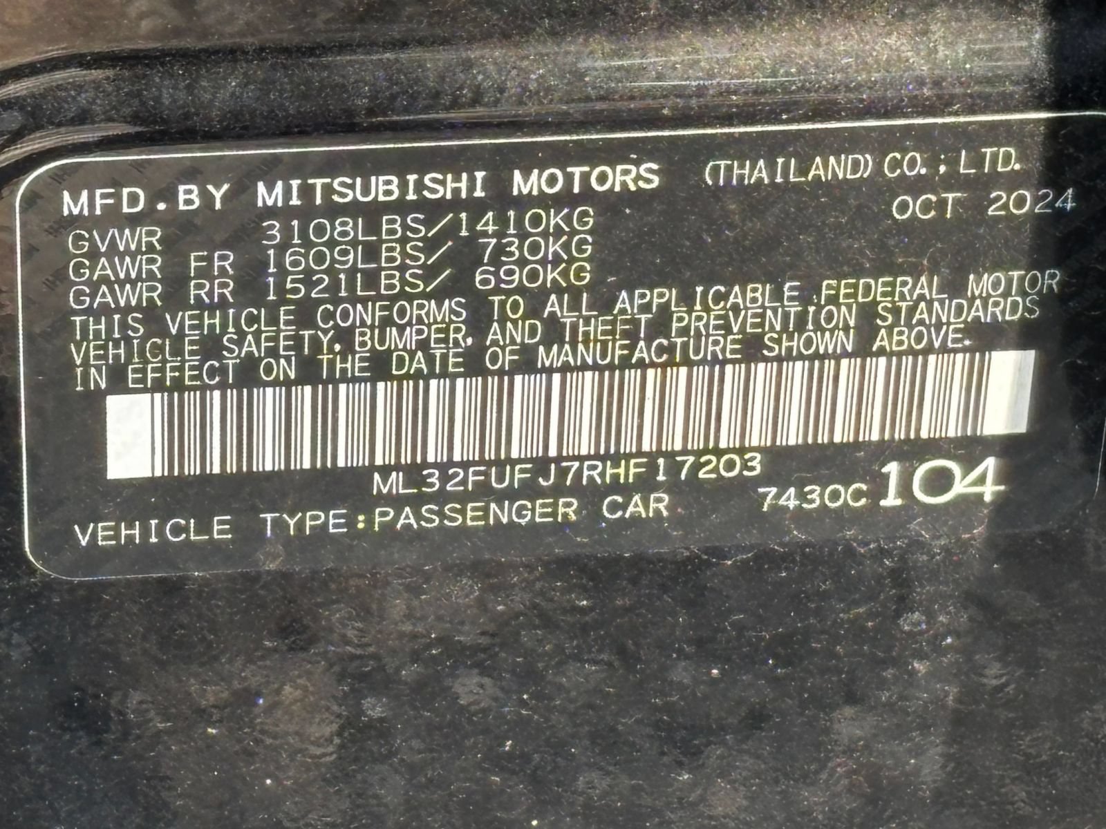 Used 2024 Mitsubishi Mirage G4 FWD image 10