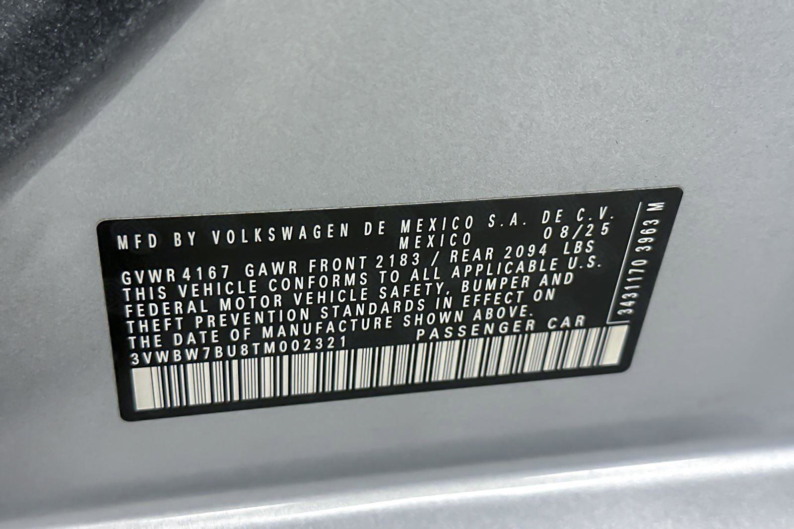 New 2026 Volkswagen Jetta Sport image 24