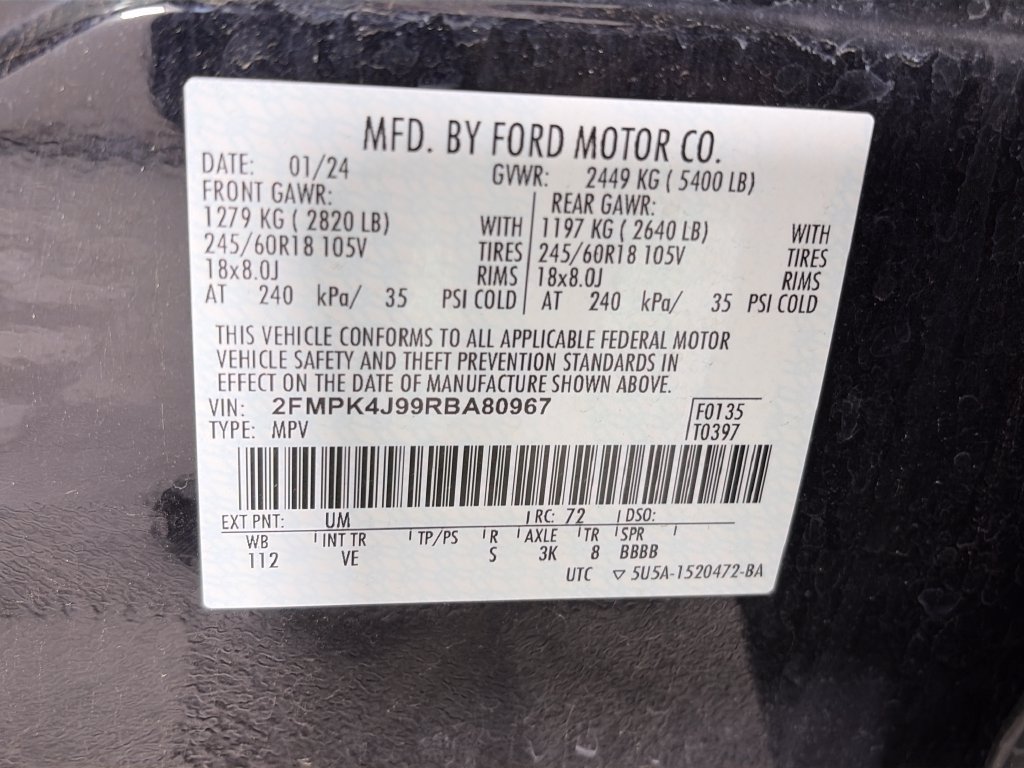 Used 2024 Ford Edge SEL AWD/4WD image 9