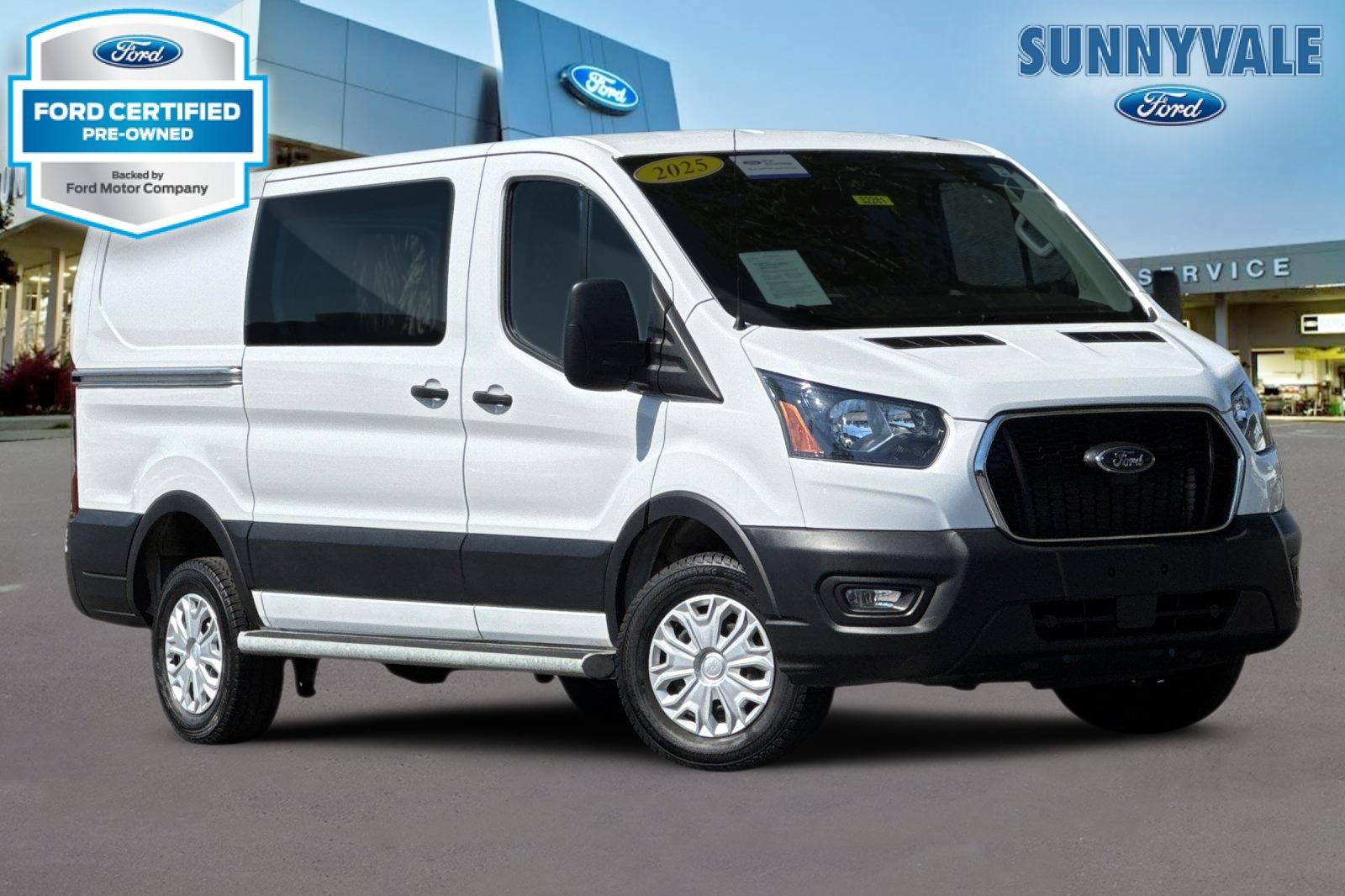 Certified 2025 Ford Transit 250 Low Roof w/ Exterior Upgrade Package RWD image 1
