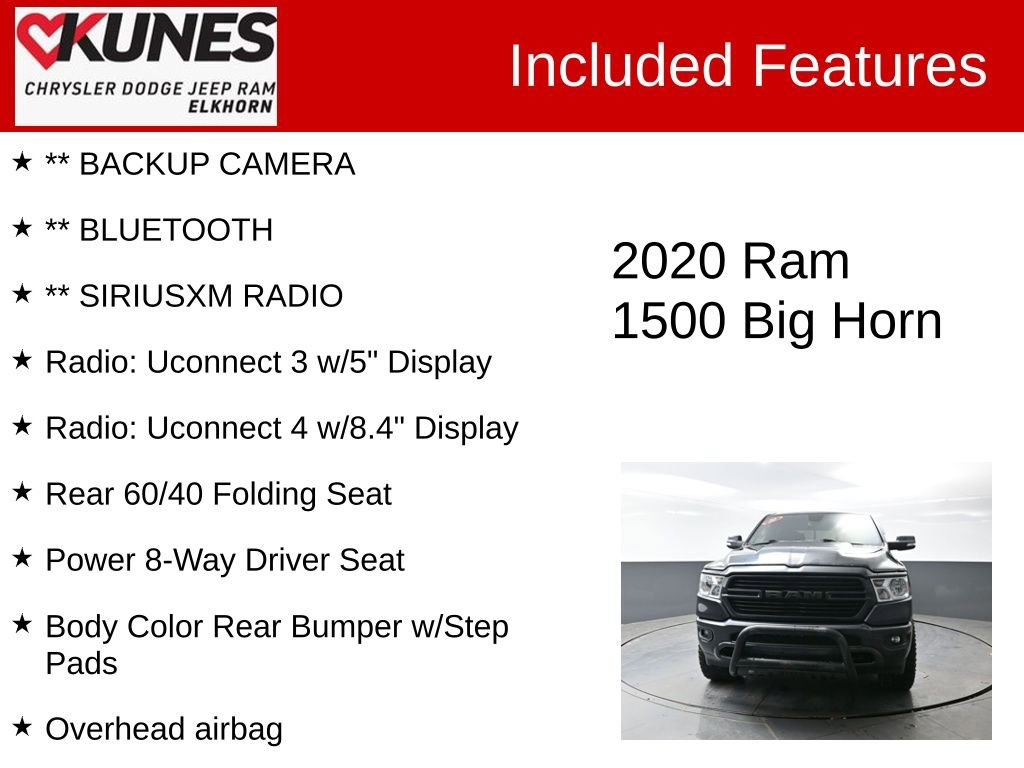 Used 2020 RAM 1500 Big Horn image 3