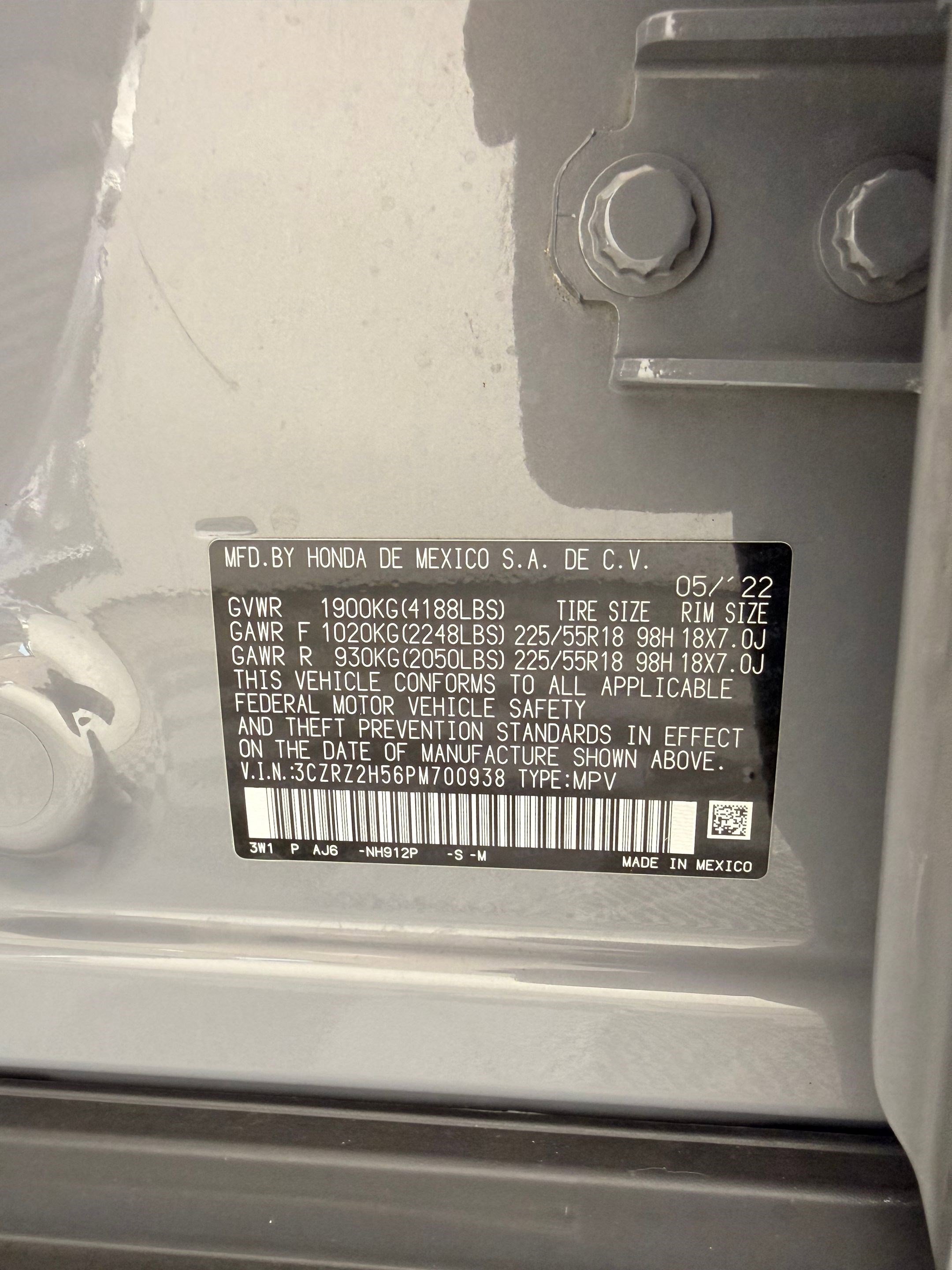 Certified 2023 Honda HR-V Sport image 20