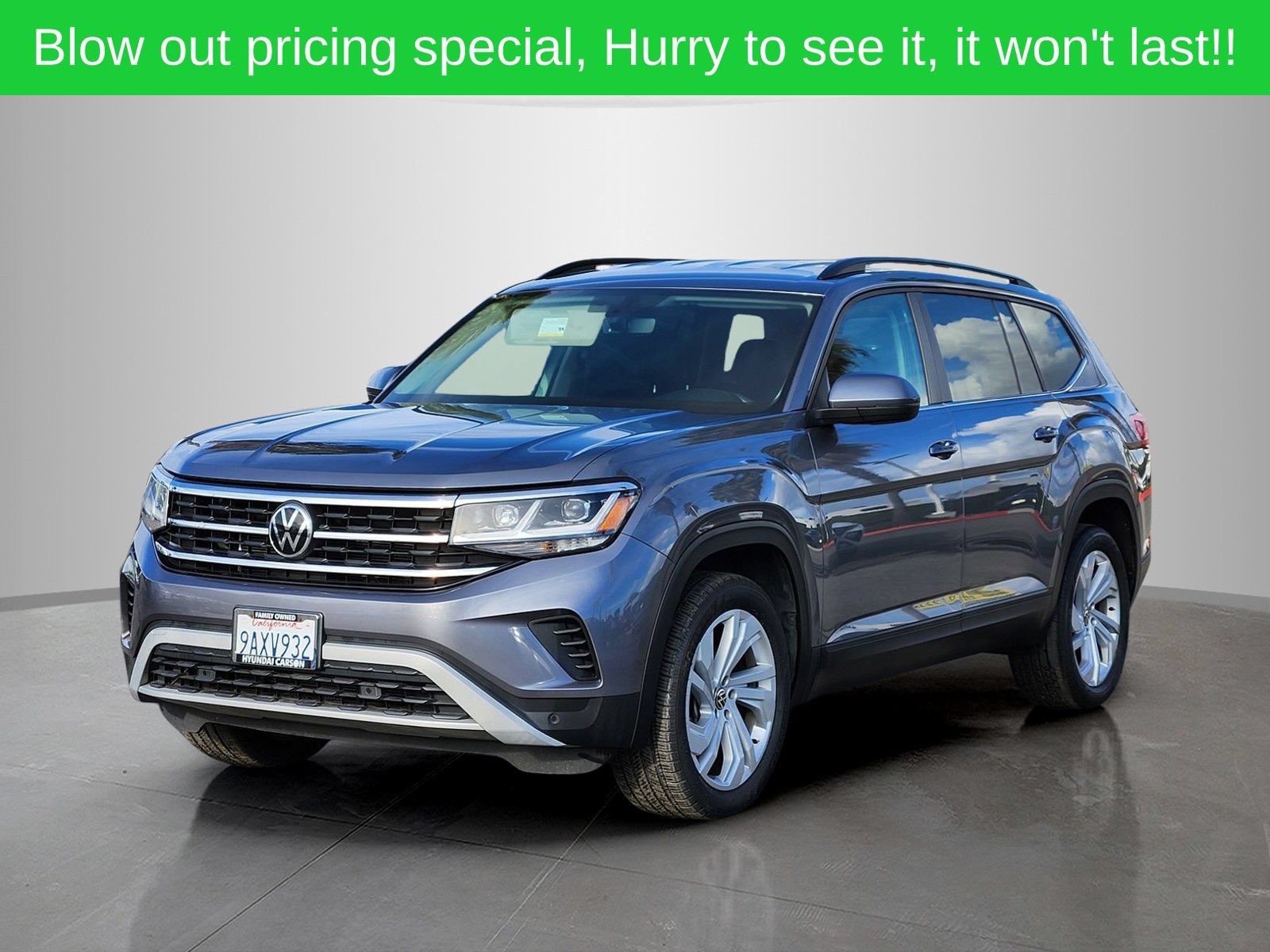 Used 2022 Volkswagen Atlas SE AWD/4WD image 3