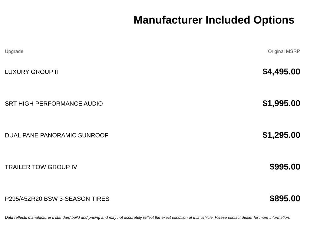 Used 2012 Jeep Grand Cherokee SRT8 w/ Luxury Group II image 9