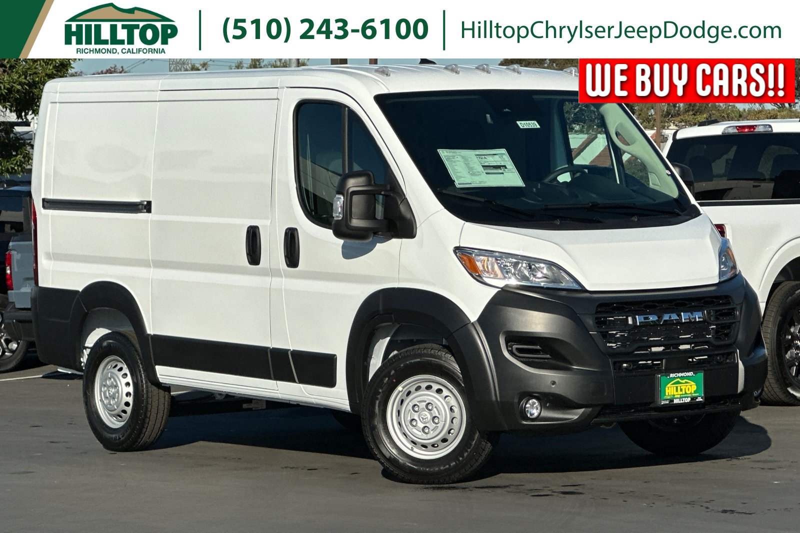 New 2027 RAM ProMaster 1500 w/ Safety Group FWD image 1