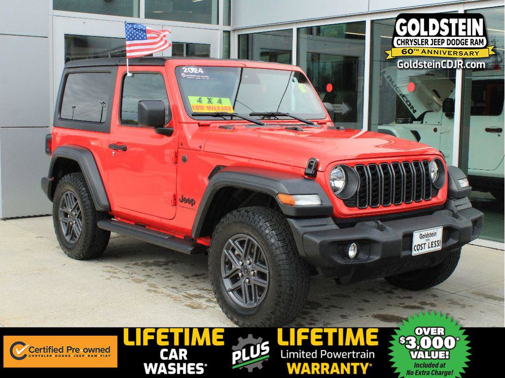 Certified 2024 Jeep Wrangler Sport AWD/4WD image 1