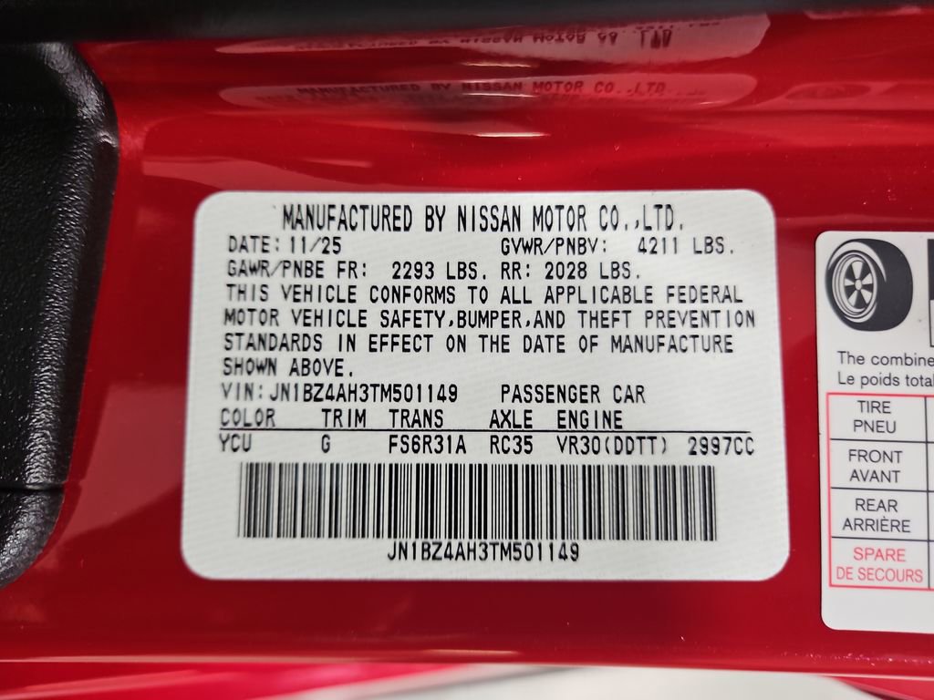 New 2026 Nissan Z Sport image 28