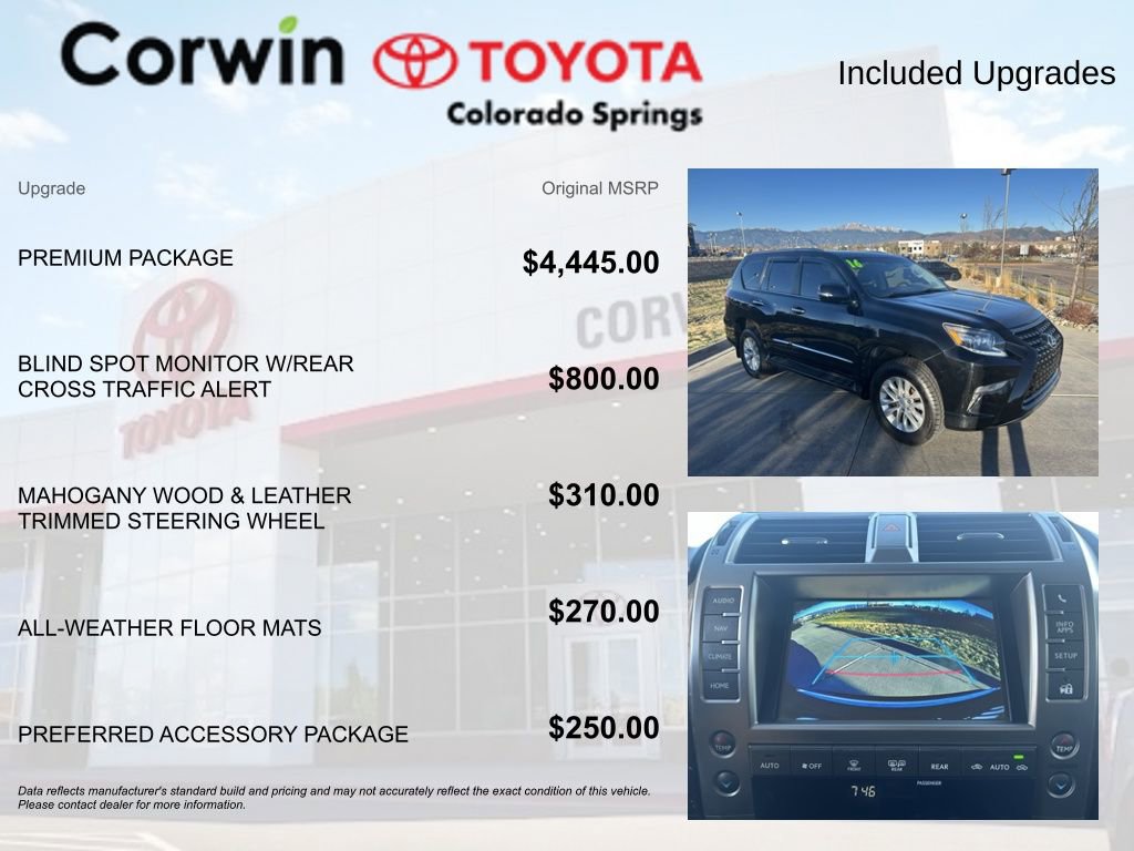 Used 2016 Lexus GX 460 w/ Premium Package AWD/4WD image 4