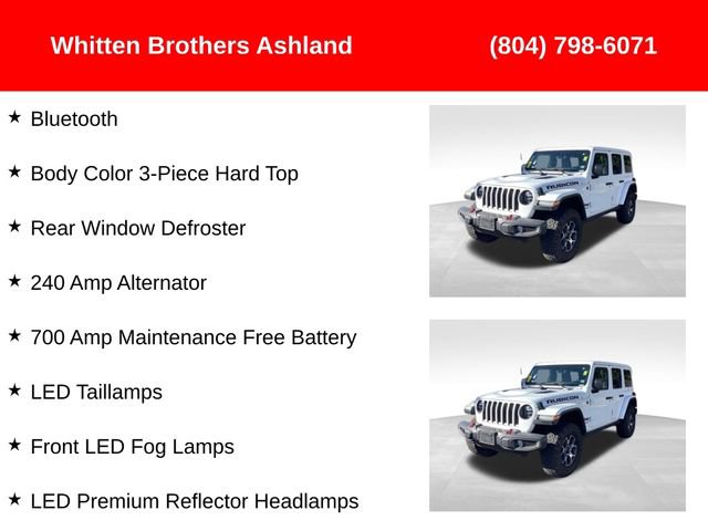 Used 2022 Jeep Wrangler Unlimited Rubicon w/ LED Lighting Group image 4