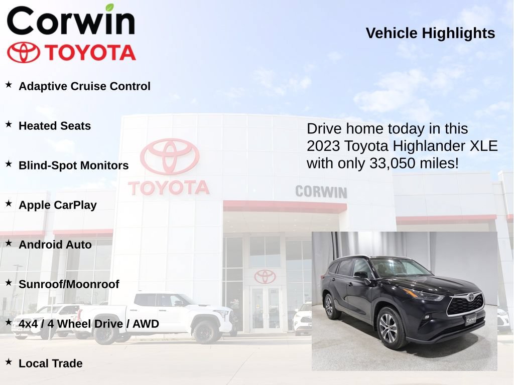 Used 2023 Toyota Highlander XLE AWD/4WD image 6