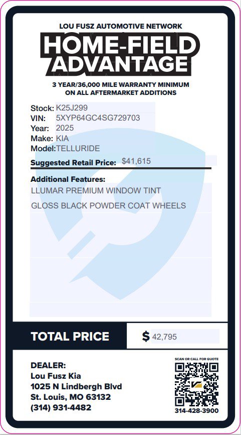 New 2025 Kia Telluride S image 2