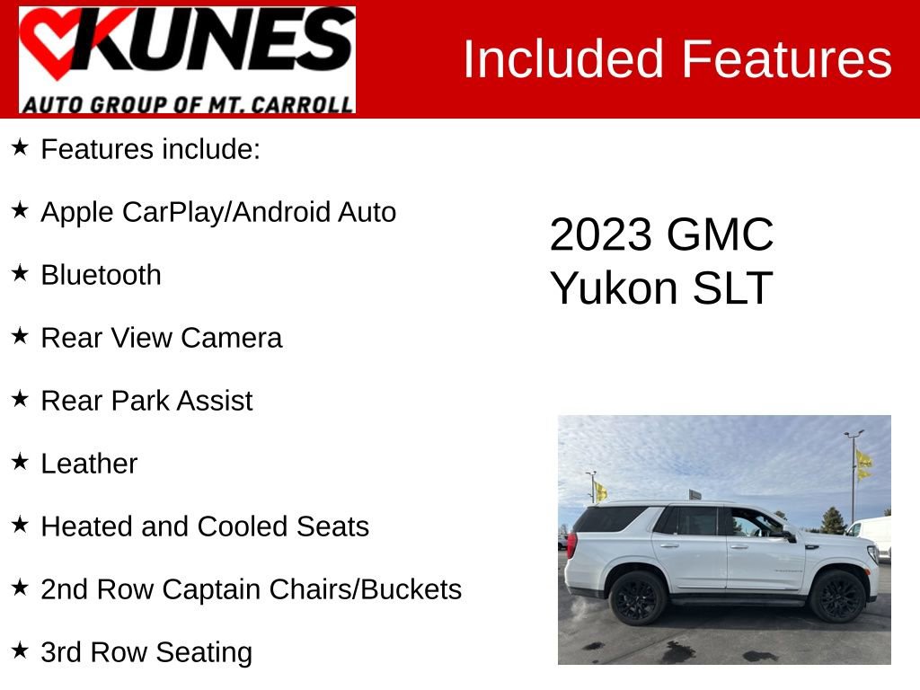 Used 2023 GMC Yukon SLT image 3