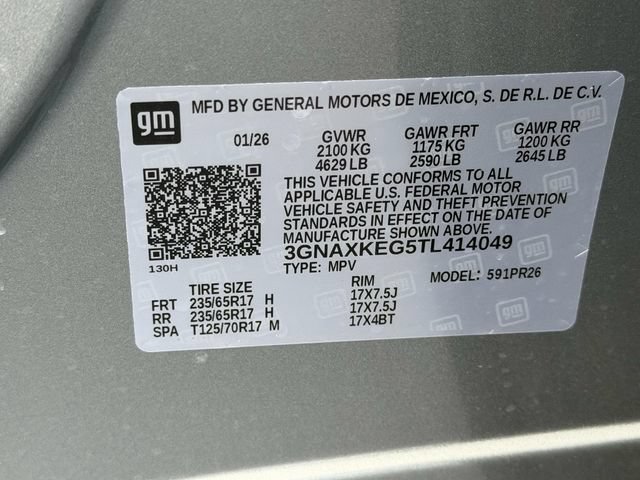 New 2026 Chevrolet Equinox ACTIV w/ Convenience Package III FWD image 10