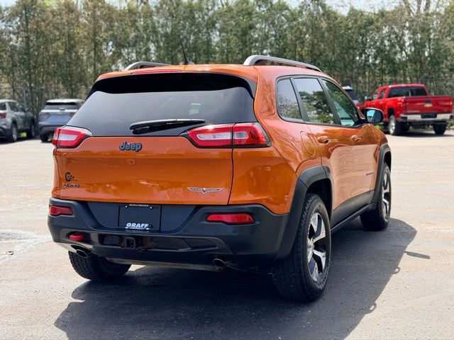 Used 2015 Jeep Cherokee Trailhawk w/ Safetytec Group AWD/4WD image 4