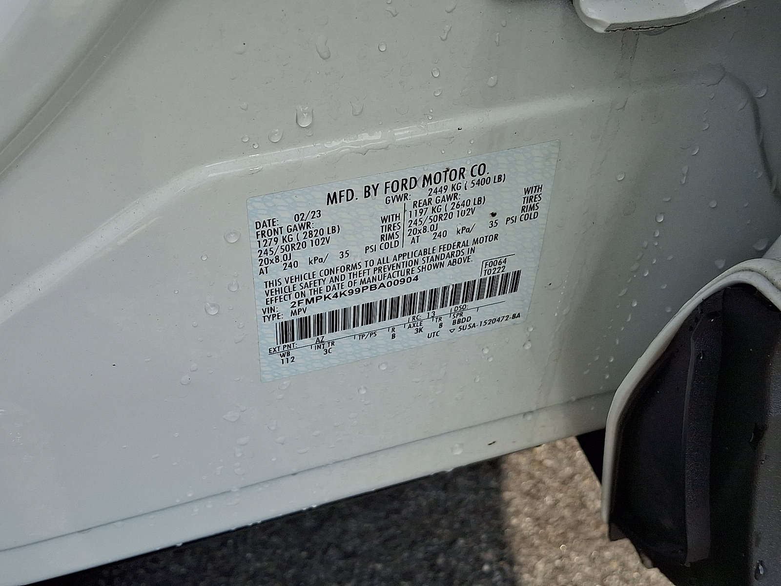 Certified 2023 Ford Edge Titanium AWD/4WD image 29