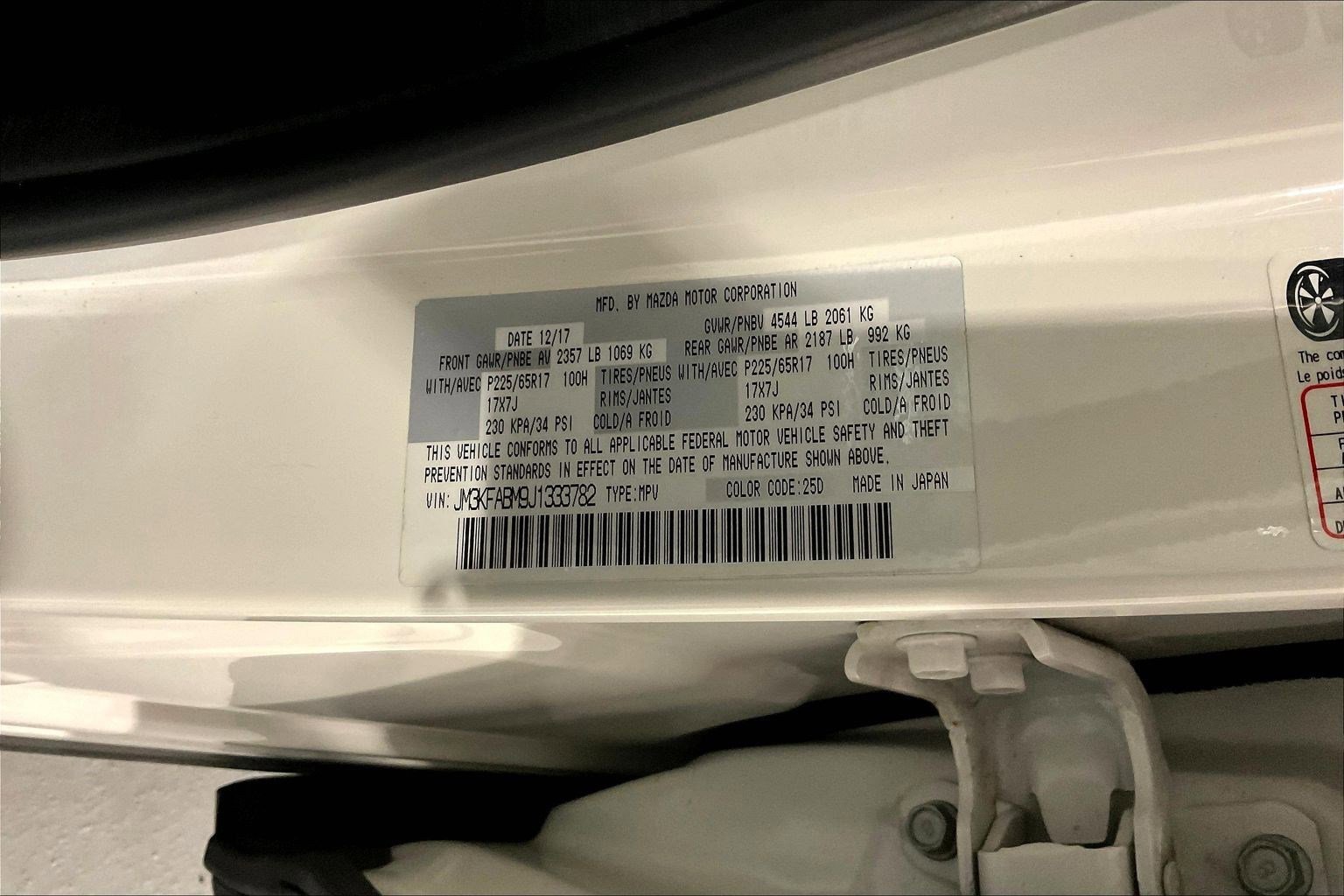 Used 2018 MAZDA CX-5 Sport FWD image 17