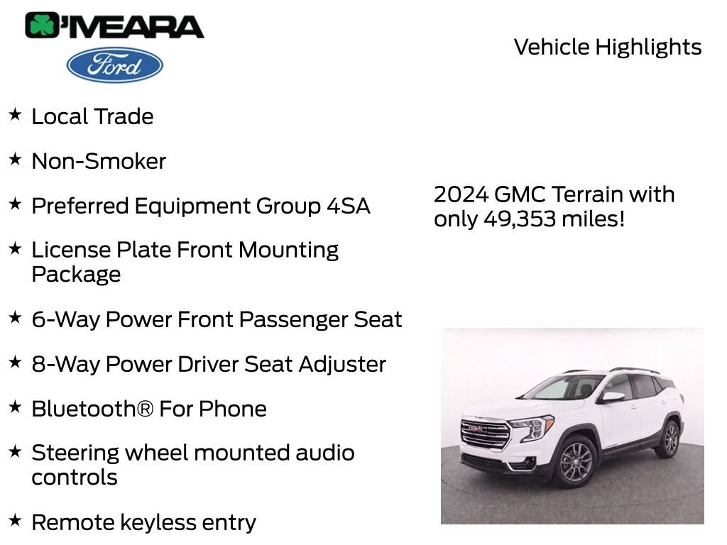 Used 2024 GMC Terrain SLT AWD/4WD image 7