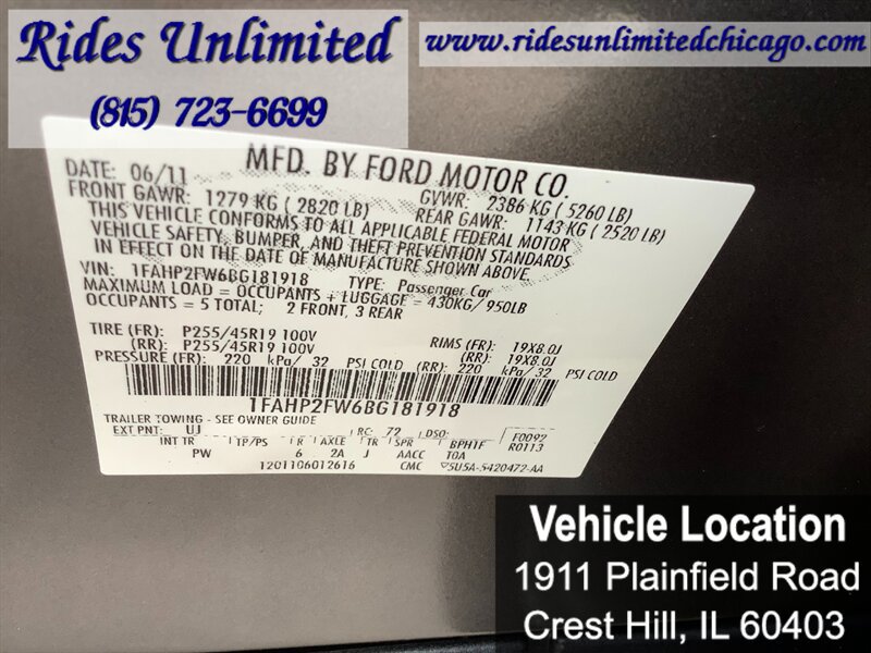 Used 2011 Ford Taurus Limited FWD image 28