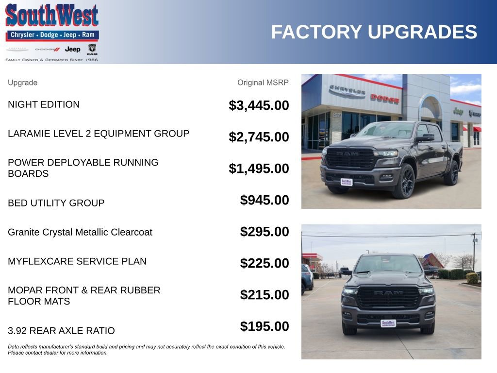 New 2026 RAM 1500 Laramie w/ Night Edition image 11