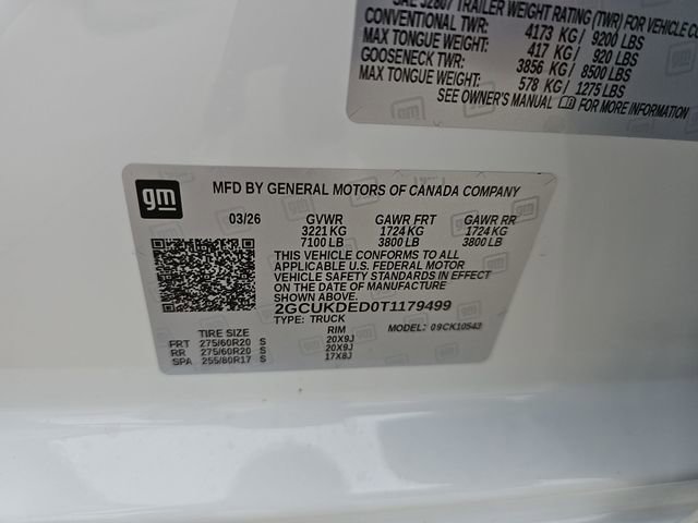 New 2026 Chevrolet Silverado 1500 LT w/ True North Edition Plus AWD/4WD image 34