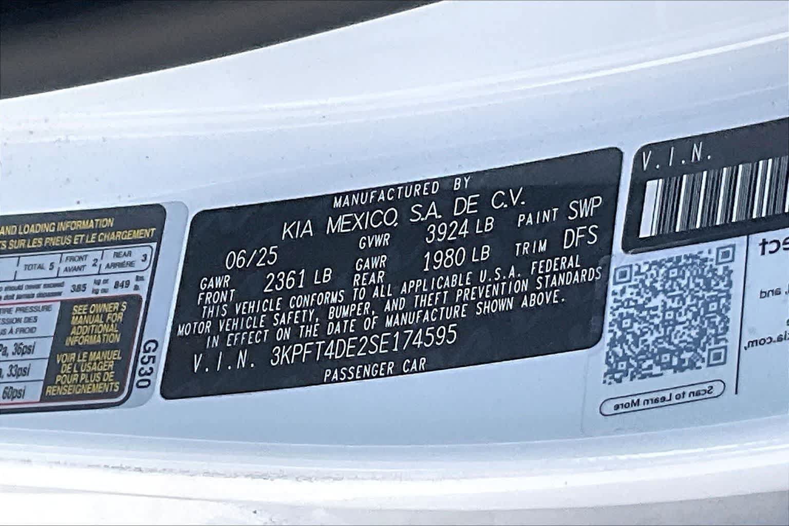 Certified 2025 Kia K4 FWD image 18