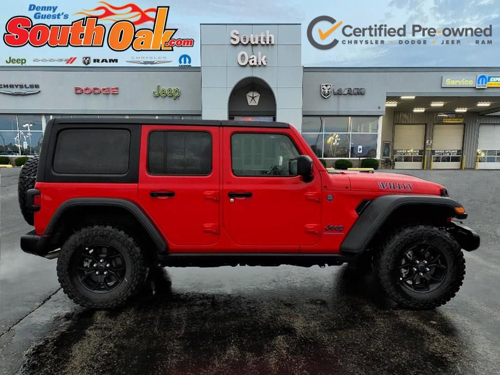 Certified 2025 Jeep Wrangler Unlimited Sport S 4xe AWD/4WD image 2