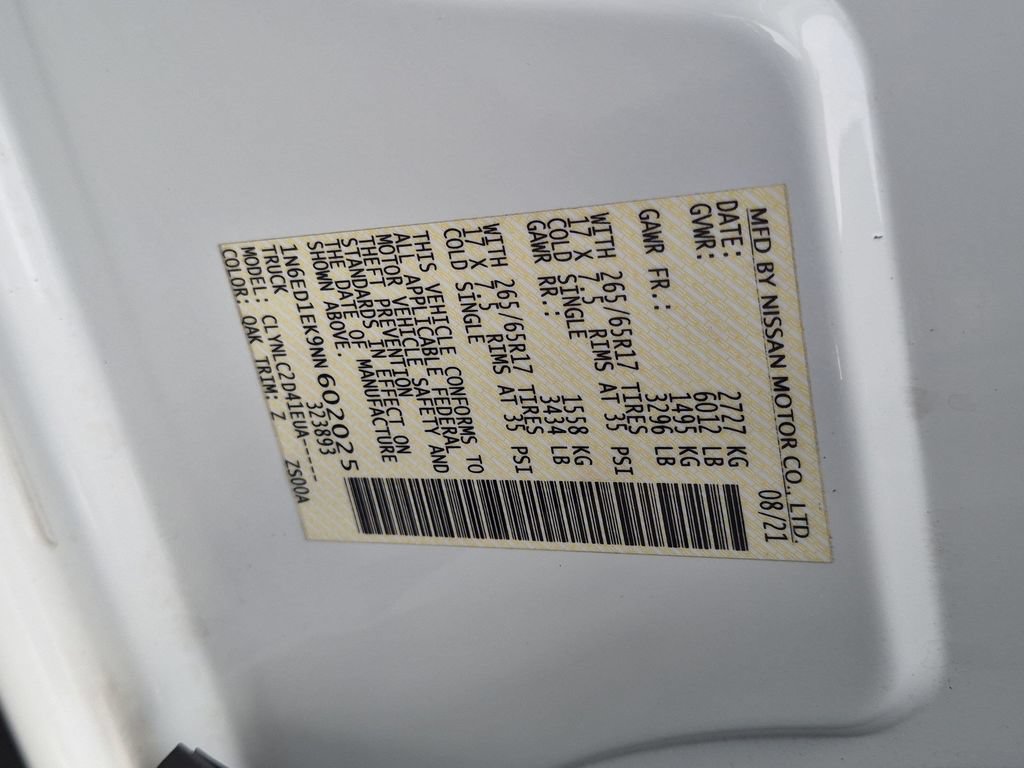 Used 2022 Nissan Frontier SV AWD/4WD image 30
