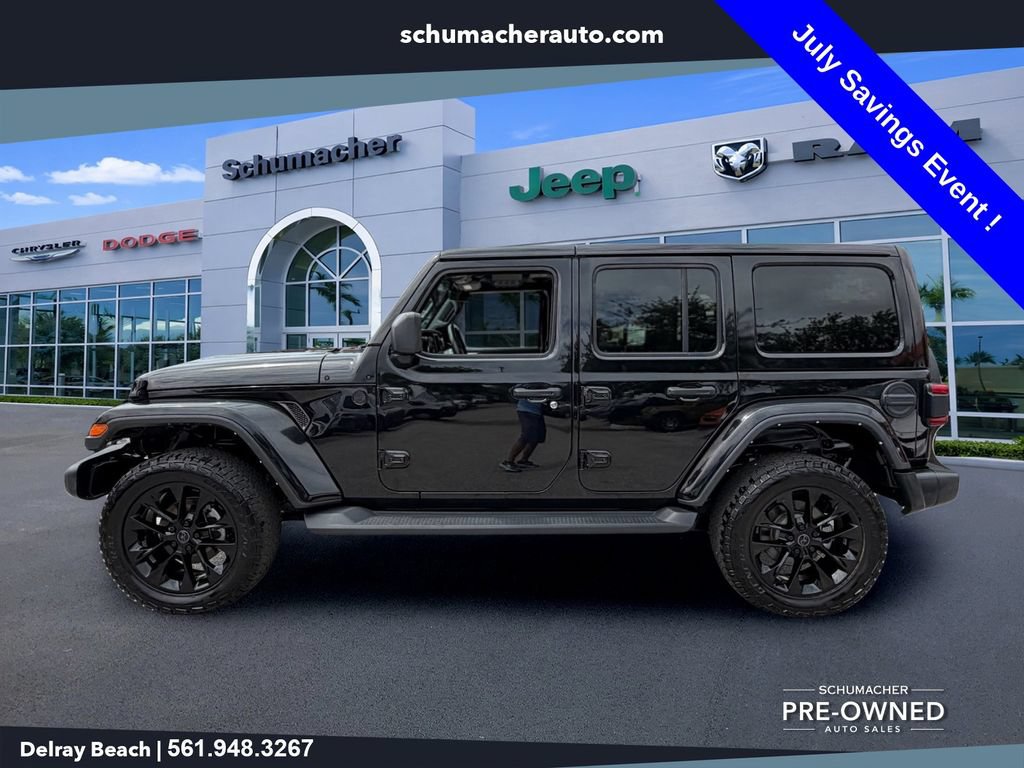 Used 2021 Jeep Wrangler Unlimited Sahara AWD/4WD image 4