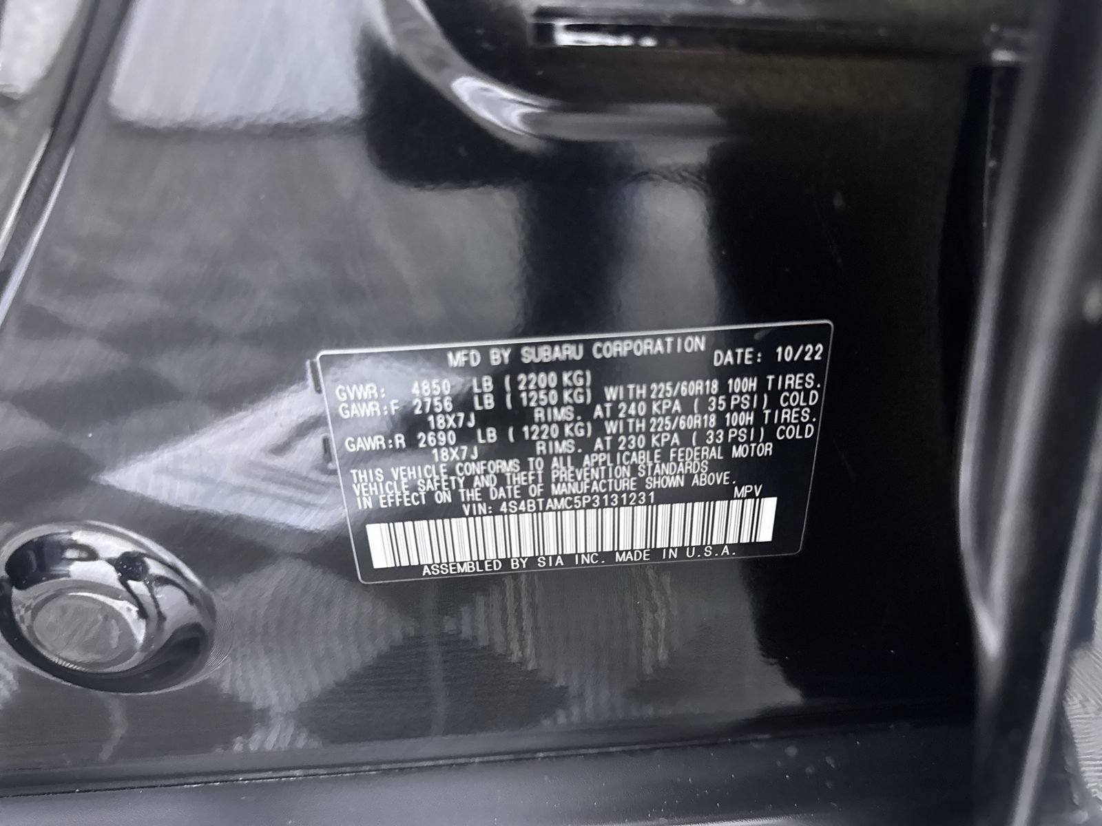 Certified 2023 Subaru Outback Limited AWD/4WD image 12