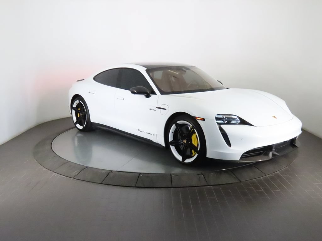Certified 2021 Porsche Taycan Turbo S w/ Premium Package AWD/4WD image 9
