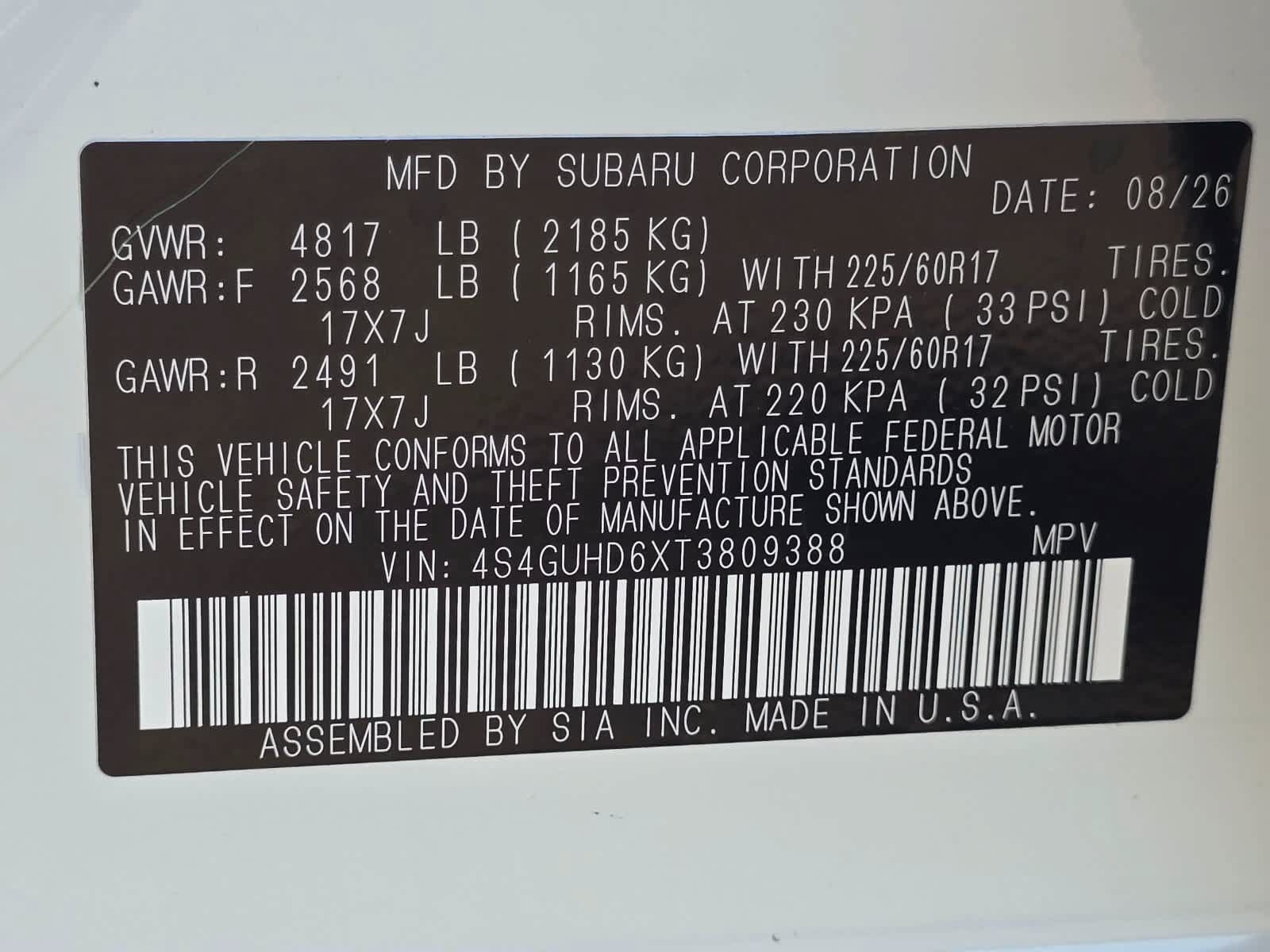New 2026 Subaru Crosstrek 2.5i Premium AWD/4WD image 29