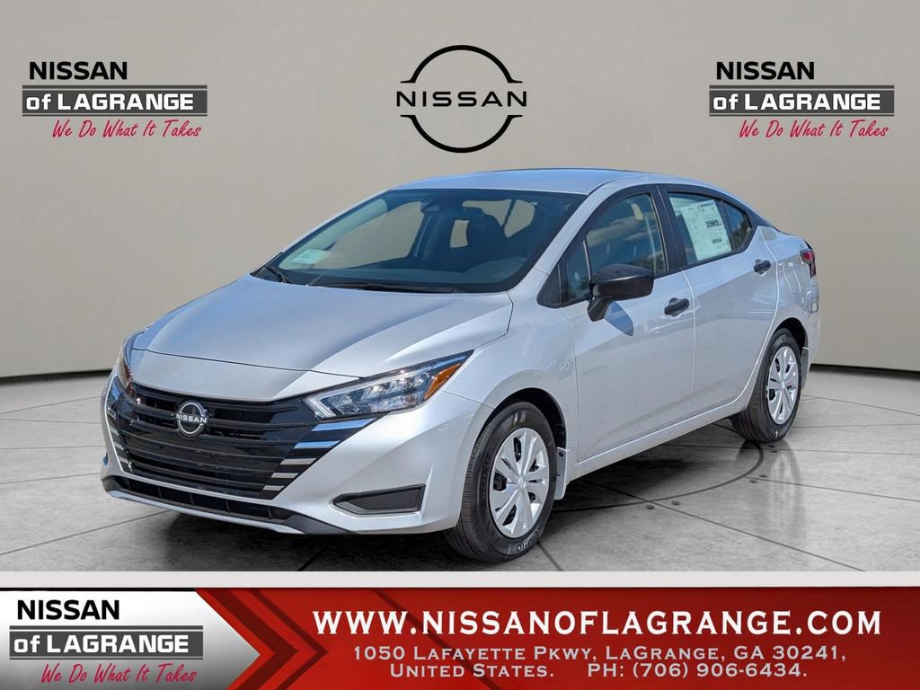 New 2025 Nissan Versa S w/ Trunk Package