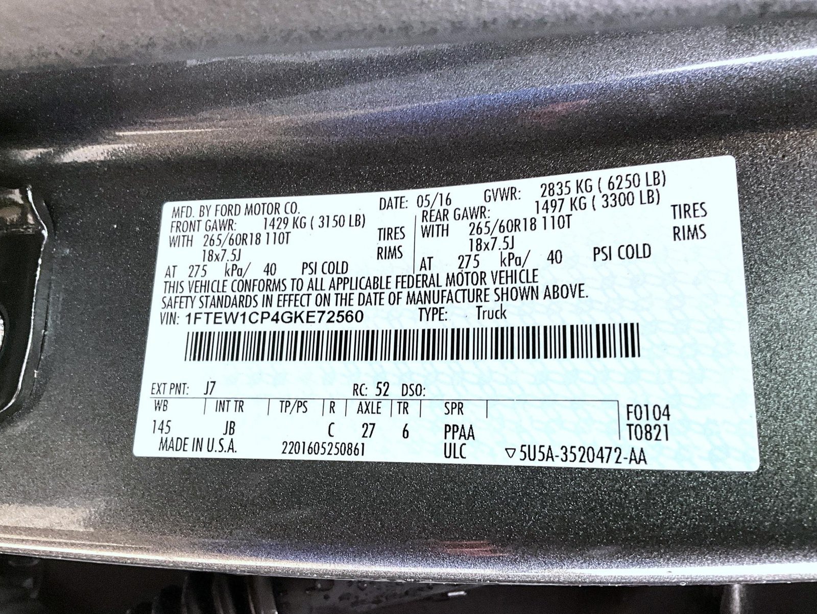 Used 2016 Ford F150 XLT w/ Equipment Group 301A Mid RWD image 28