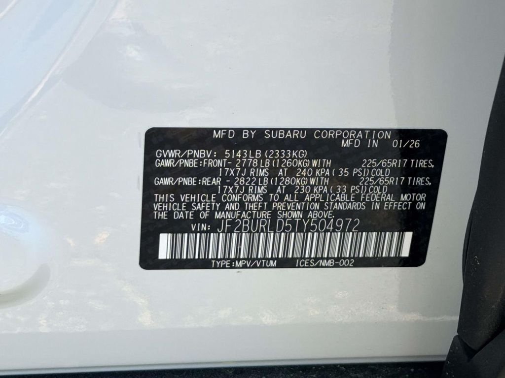 New 2026 Subaru Outback Wilderness w/ Wilderness Plus Package AWD/4WD image 25