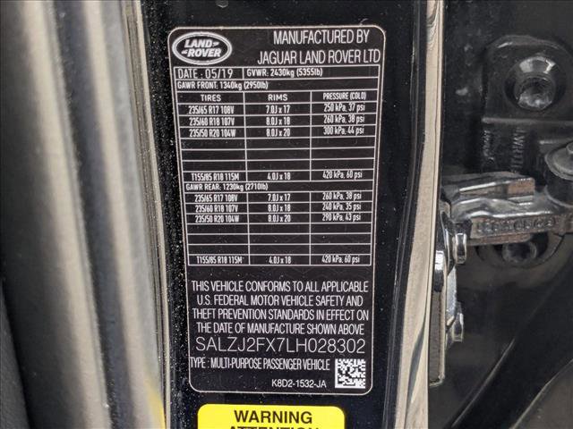 Used 2020 Land Rover Range Rover Evoque S image 28