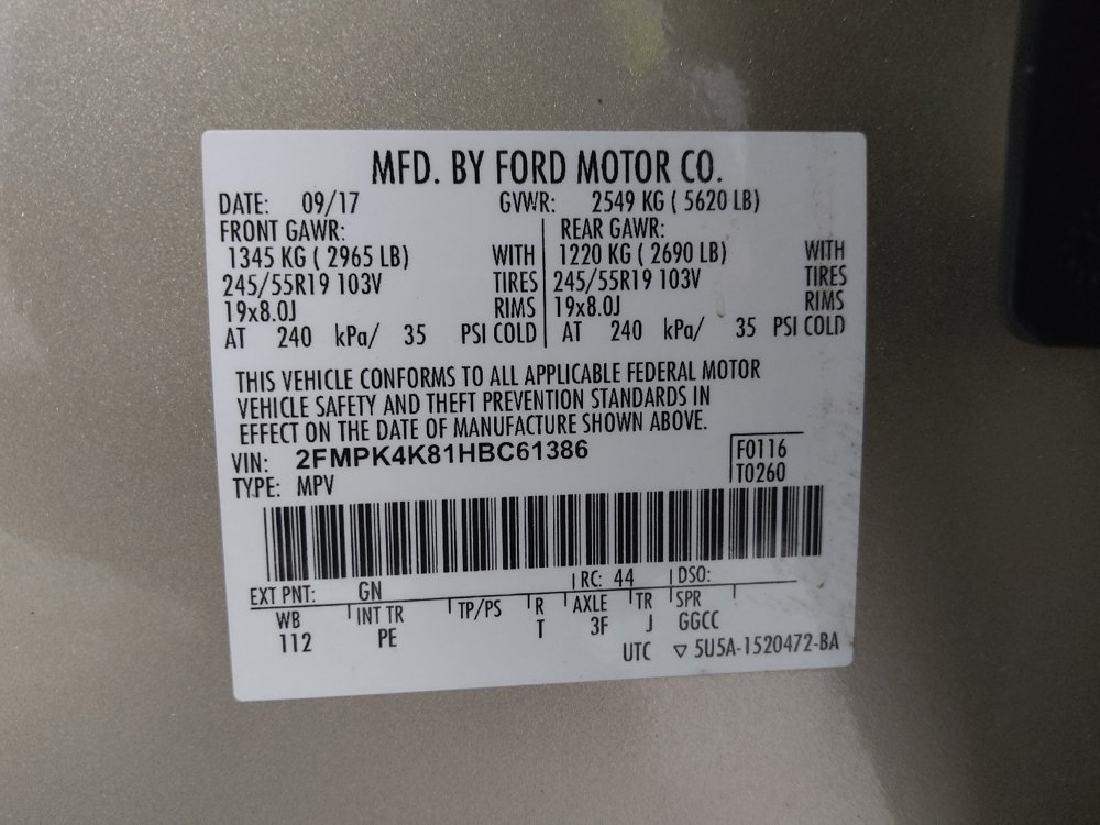 Used 2017 Ford Edge Titanium w/ Equipment Group 301A AWD/4WD image 33