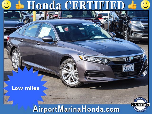 Certified 2019 Honda Accord LX