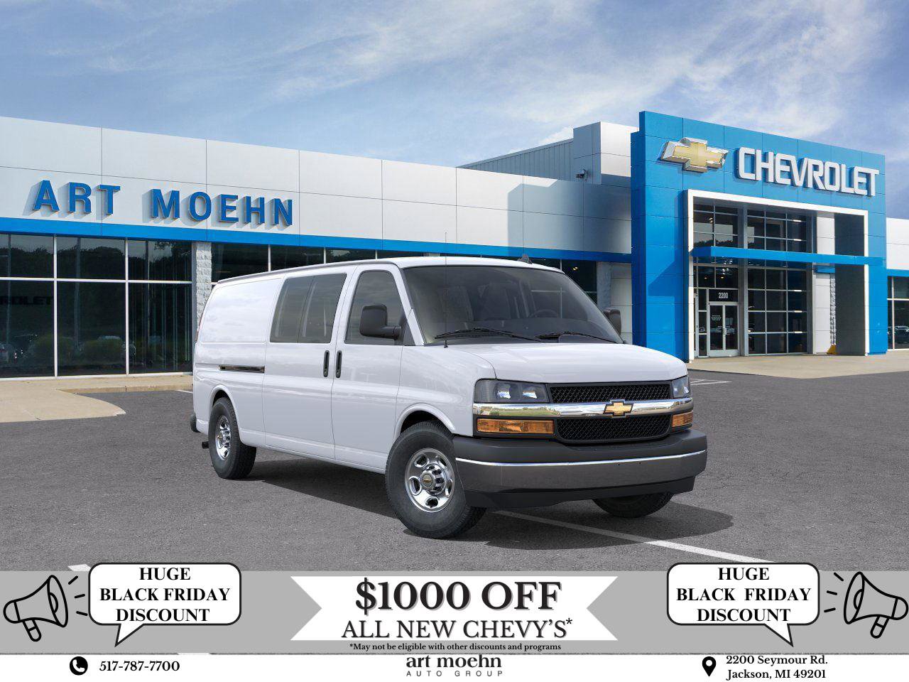 New 2025 Chevrolet Express 2500 Extended w/ Driver Convenience Package