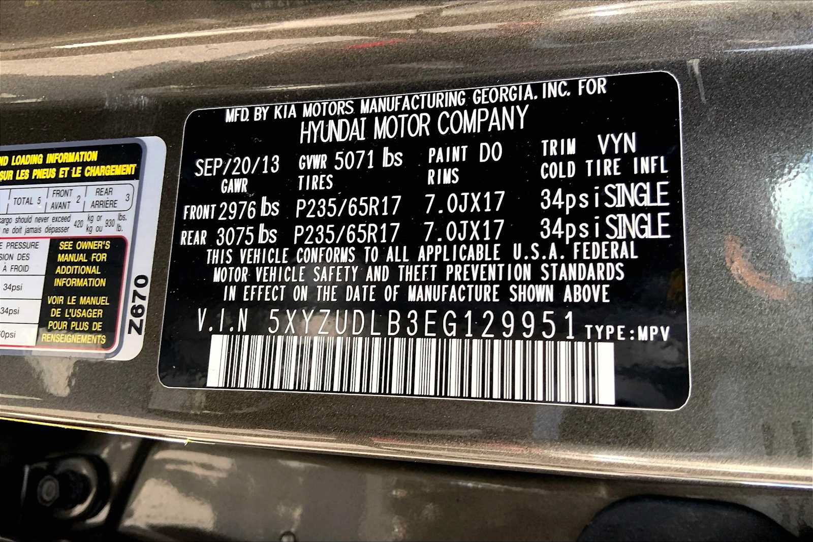 Used 2014 Hyundai Santa Fe Sport w/ Premium Equipment Package 03 AWD/4WD image 33