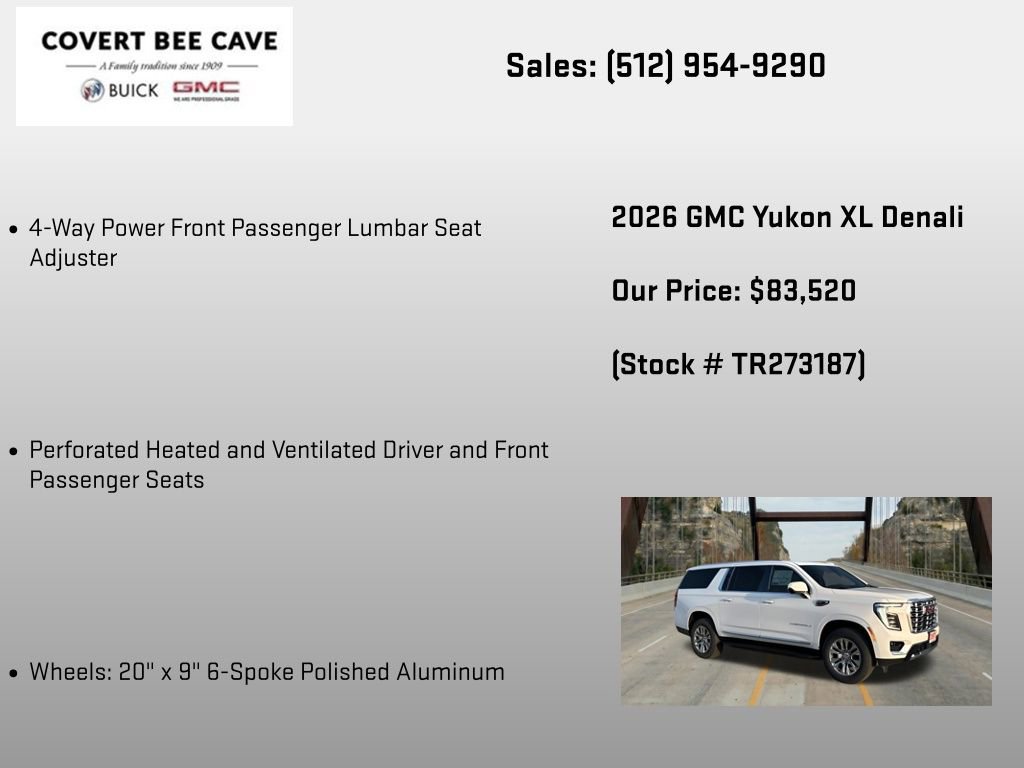 New 2026 GMC Yukon XL Denali RWD image 24