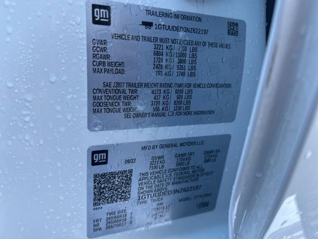 Used 2022 GMC Sierra 1500 SLT w/ SLT Convenience Package image 10