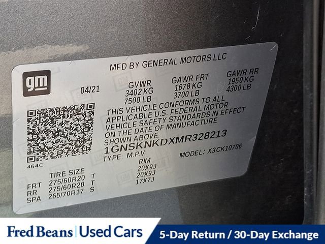 Used 2021 Chevrolet Tahoe LT w/ Luxury Package image 28