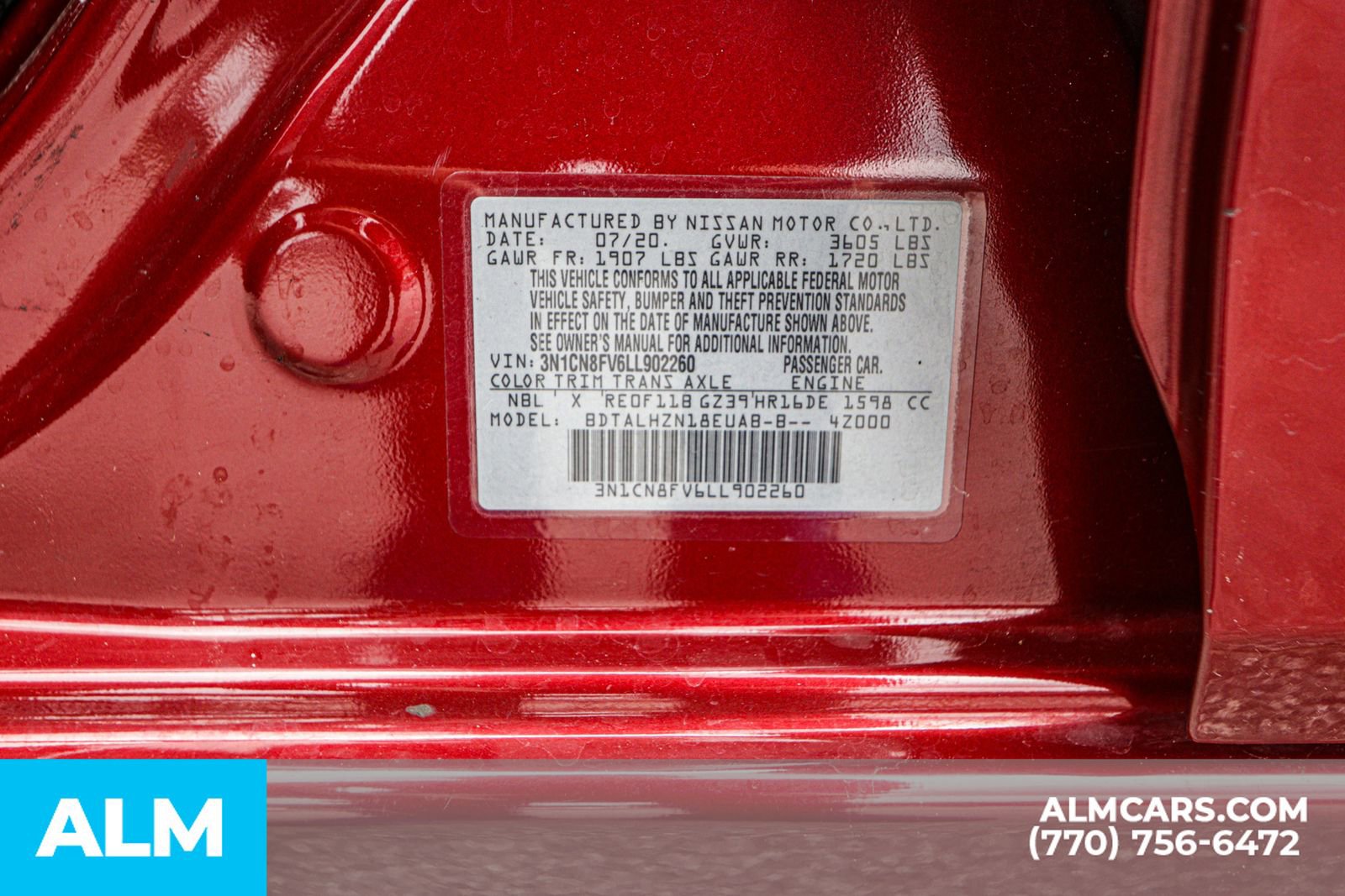 Used 2020 Nissan Versa SR w/ Convenience Package image 63