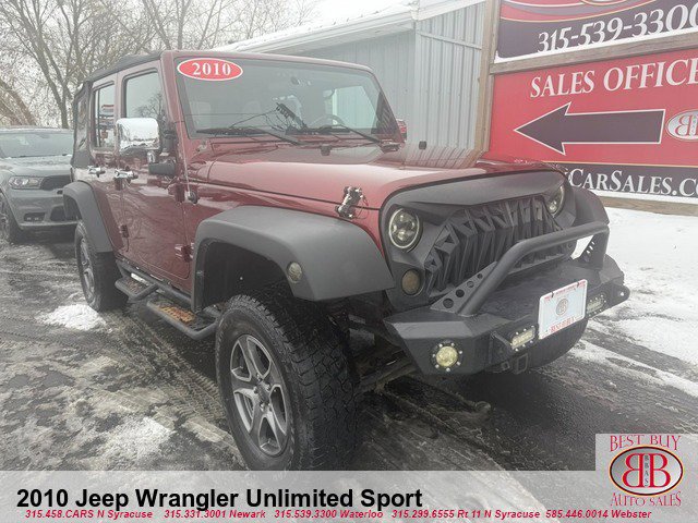 Used 2010 Jeep Wrangler Unlimited Sport w/ Mopar Chrome Edition Group