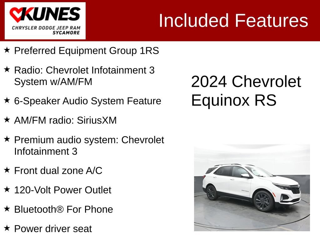 Used 2024 Chevrolet Equinox RS FWD image 3